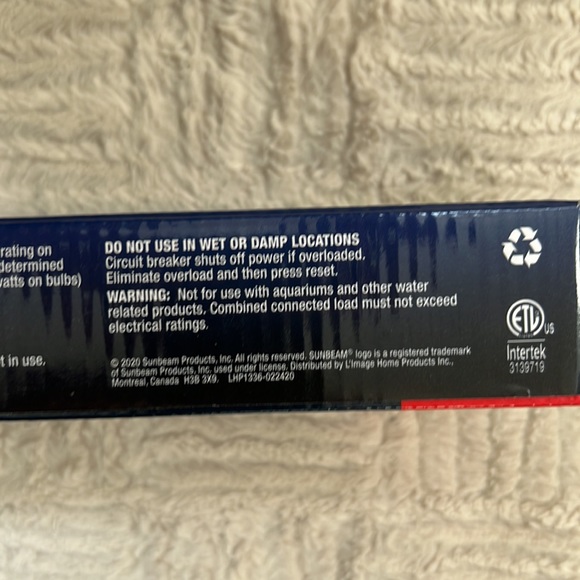 Sunbeam Advanced 7 Outlet Power Strip
New in box - Picture 8 of 9